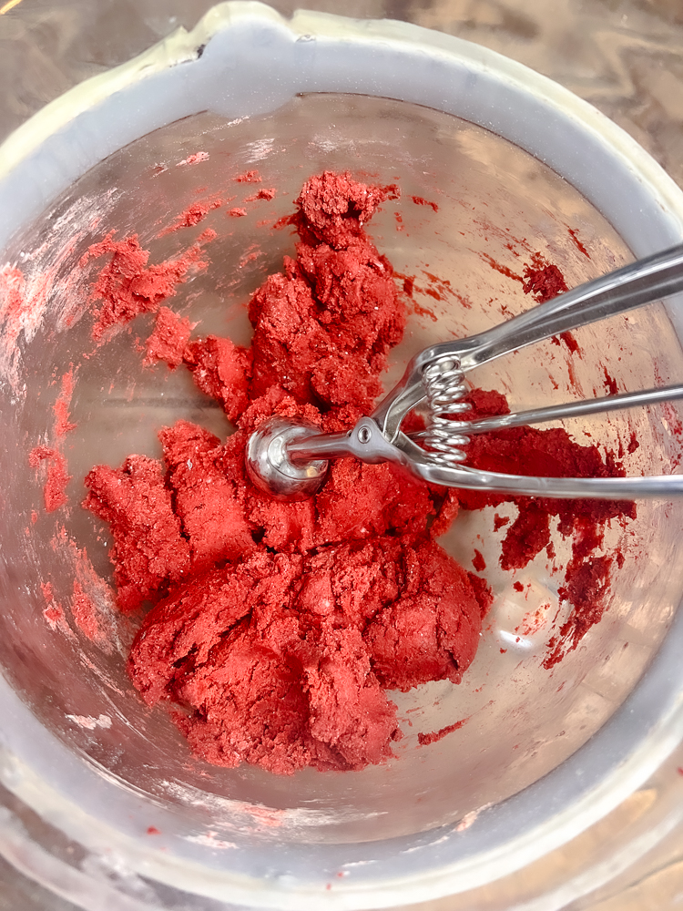 Red Velvet Cake Mix Cookies