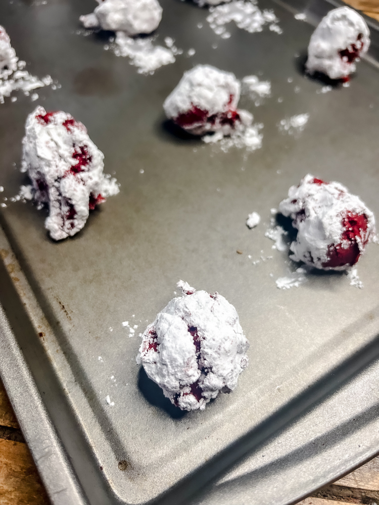 Red Velvet Cake Mix Cookies